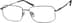 Titanium Rectangle Glasses 374712 in Gray