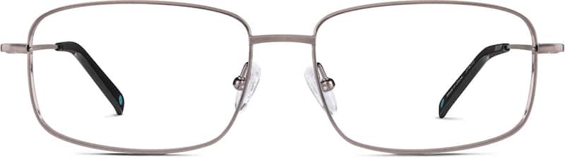 Brown Titanium Rectangle Glasses