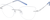 Angle view of Titanium Rimless Glasses 375111 in Silver thumbnail