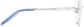 Side view of Customizable Titanium Rimless Glasses 375111 in Silver thumbnail