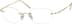Titanium Rimless Glasses 375114 in Gold