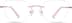 Titanium Rimless Glasses 375119 in Pink