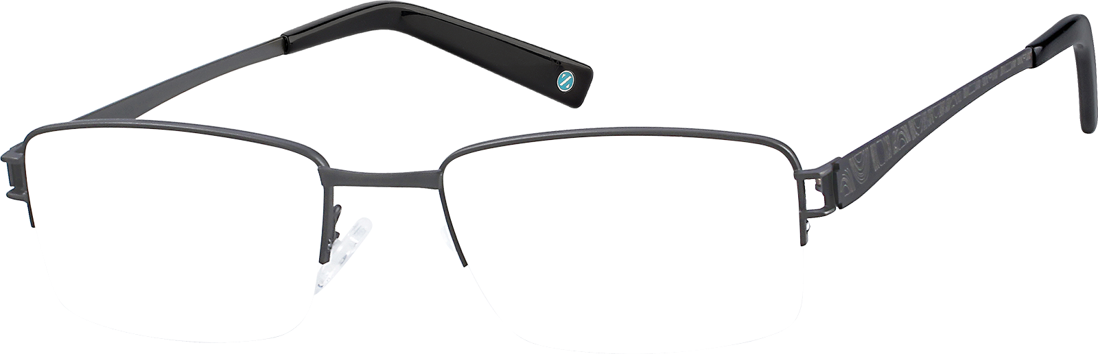 ★ MUUTO★ Titanium Glass XLAB 04 C5 MUX4C5 Gray Titanium Rectangle Glasses #375712 | Zenni Optical