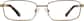 Front view of Titanium Rectangle Glasses 376115 in Brown thumbnail