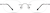 Front view of Titanium Rimless Glasses 377212 in Gray thumbnail