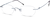 Angle view of Titanium Rimless Glasses 377216 in Blue thumbnail