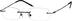 Titanium Rimless Glasses 377421 in Black