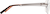 Side view of Titanium Rimless Glasses 378015 in Brown thumbnail