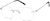 Angle view of Titanium Rimless Glasses 378111 in Silver thumbnail