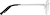 Side view of Titanium Rimless Glasses 378111 in Silver thumbnail