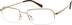 Titanium Rectangle Glasses 378514 in Gold