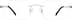 Titanium Rimless Glasses 378911 in Silver