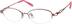 Titanium Oval Glasses 379719 in Pink