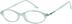 Oval Glasses 381816 in Blue
