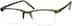 Rectangle Glasses 387524 in Green