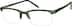 Rectangle Glasses 387534 in Green