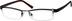 Rectangle Glasses 391721 in Black