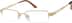 Rectangle Glasses 392514 in Gold