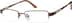 Rectangle Glasses 392515 in Brown
