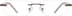 Rimless Glasses 393015 in Brown