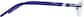 Side view of Customizable Rimless Glasses 393036 in Blue thumbnail