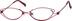 Oval Glasses 394418 in Red