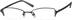 Rectangle Glasses 399221 in Black