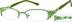 Oval Glasses 401524 in Green