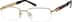 Rectangle Glasses 404314 in Gold