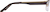Side view of Rectangle Glasses 406415 in Brown thumbnail