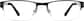 Front view of Rectangle Glasses 406421 in Black thumbnail
