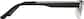 Side view of Rectangle Glasses 406421 in Black thumbnail
