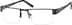 Rectangle Glasses 406612 in Gray