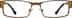 Rectangle Glasses 408515 in Brown