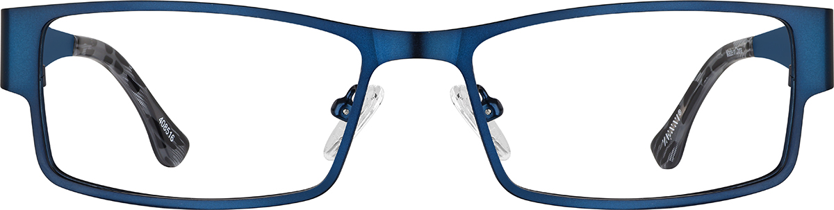 Blue Rectangle Glasses