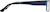 Side view of Rectangle Glasses 408516 in Blue thumbnail