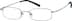 Rectangle Glasses 410511 in Silver