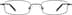 Rectangle Glasses 410512 in Gray