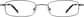 Front view of Rectangle Glasses 410512 in Gray thumbnail
