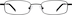 Rectangle Glasses 410521 in Black