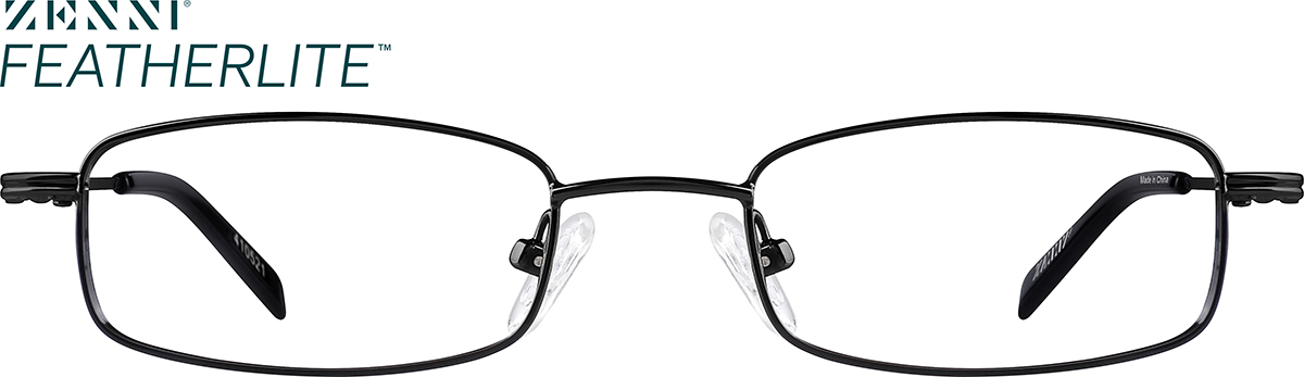 Black Rectangle Glasses