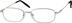 Rectangle Glasses 410611 in Silver