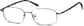 Angle view of Rectangle Glasses 410812 in Gray thumbnail