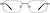Front view of Rectangle Glasses 410821 in Black thumbnail