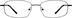Rectangle Glasses 410821 in Black