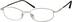 Oval Glasses 411211 in Silver