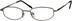 Oval Glasses 411212 in Gray