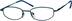 Oval Glasses 411216 in Blue