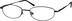 Oval Glasses 411221 in Black