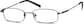 Angle view of Rectangle Glasses 411512 in Gray thumbnail